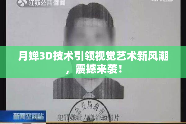 月婵3D技术引领视觉艺术新风潮，震撼来袭！