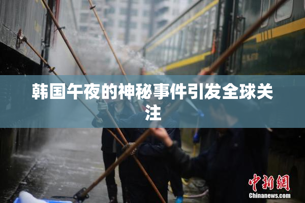 韩国午夜的神秘事件引发全球关注