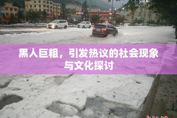 黑人巨粗，引发热议的社会现象与文化探讨