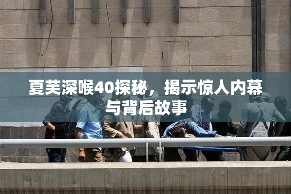 夏芙深喉40探秘，揭示惊人内幕与背后故事