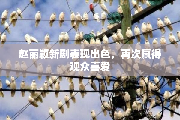 赵丽颖新剧表现出色，再次赢得观众喜爱