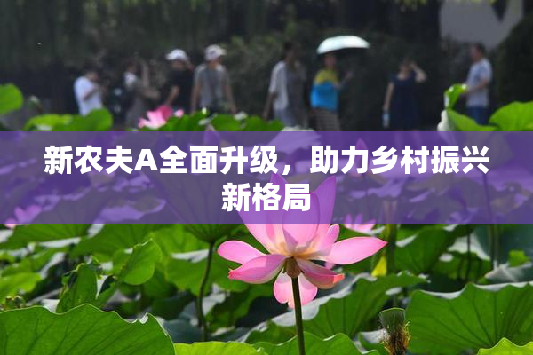 新农夫A全面升级，助力乡村振兴新格局