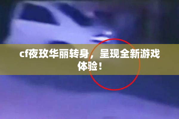 cf夜玫华丽转身，呈现全新游戏体验！
