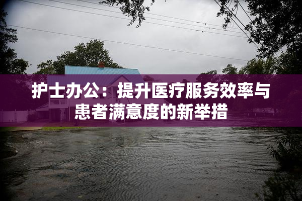 护士办公：提升医疗服务效率与患者满意度的新举措