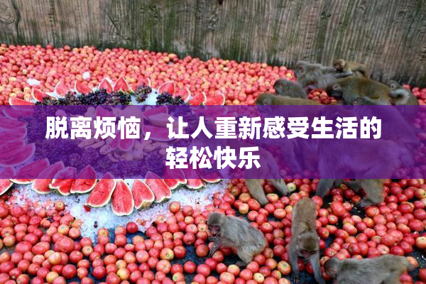 脱离烦恼，让人重新感受生活的轻松快乐