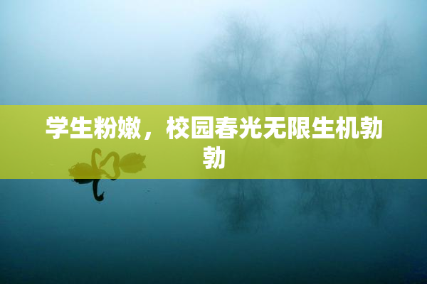 学生粉嫩，校园春光无限生机勃勃