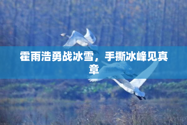 霍雨浩勇战冰雪，手撕冰峰见真章
