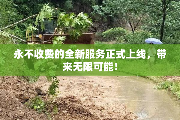 永不收费的全新服务正式上线，带来无限可能！