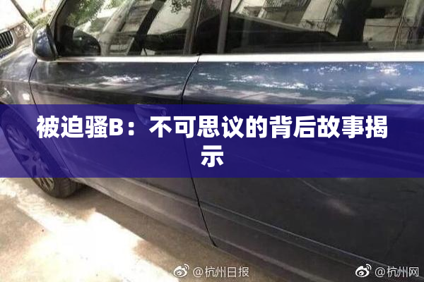 被迫骚B：不可思议的背后故事揭示