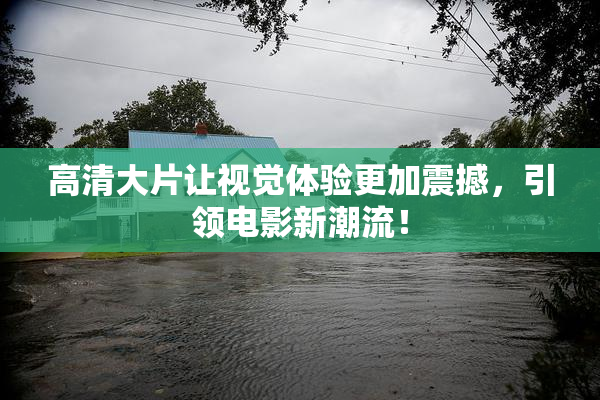 高清大片让视觉体验更加震撼，引领电影新潮流！