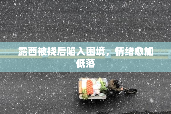 露西被挠后陷入困境，情绪愈加低落