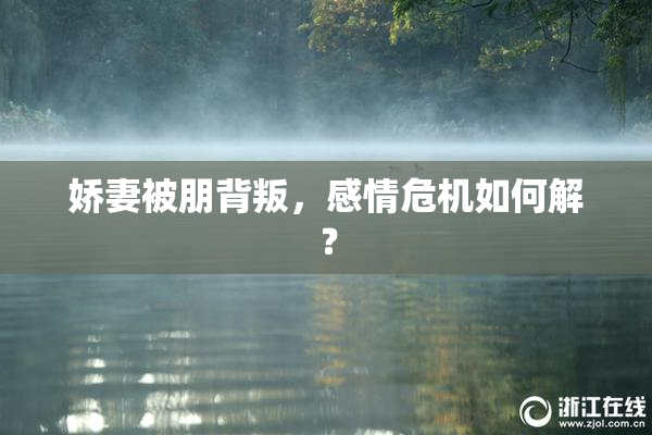 娇妻被朋背叛，感情危机如何解？
