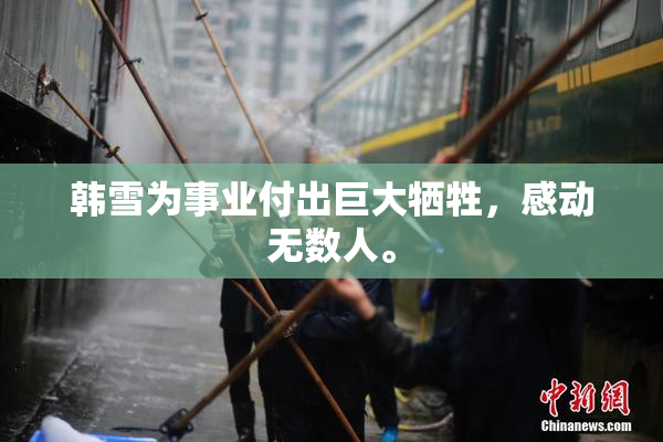 韩雪为事业付出巨大牺牲，感动无数人。