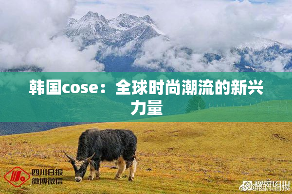韩国cose：全球时尚潮流的新兴力量